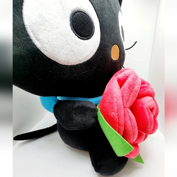 COPY - Sanrio CHOCOCAT Heart & Rose Plush Hello Kitty & Friends Japan Licensed … - Picture 3 of 7